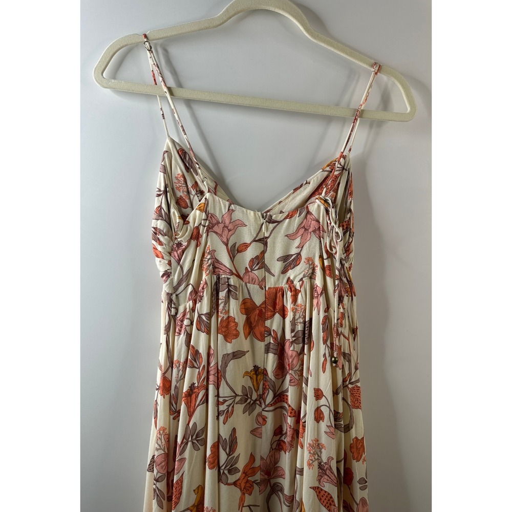 Petal + Pup Floral Twist Maxi Dress Resort Whimsical Wedding Sundress Size 4 - Picture 10 of 13